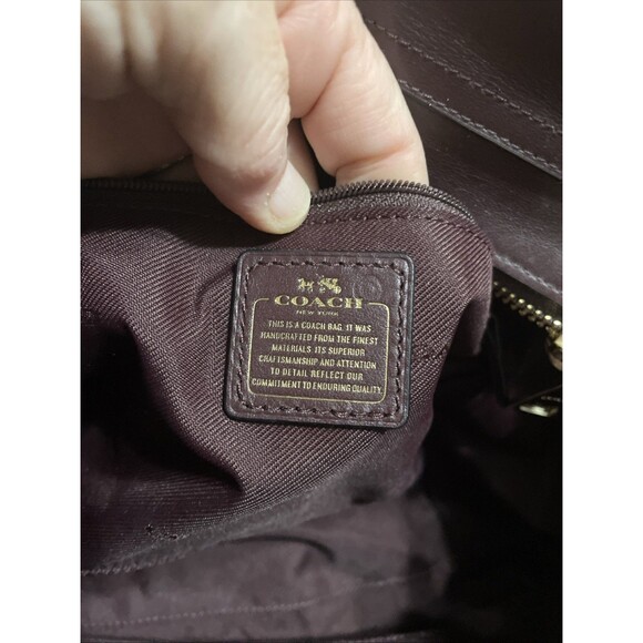 EUC COACH Swagger 27 Animal Print Mix Quilt Leather Crossbody Satchel - Picture 7 of 15